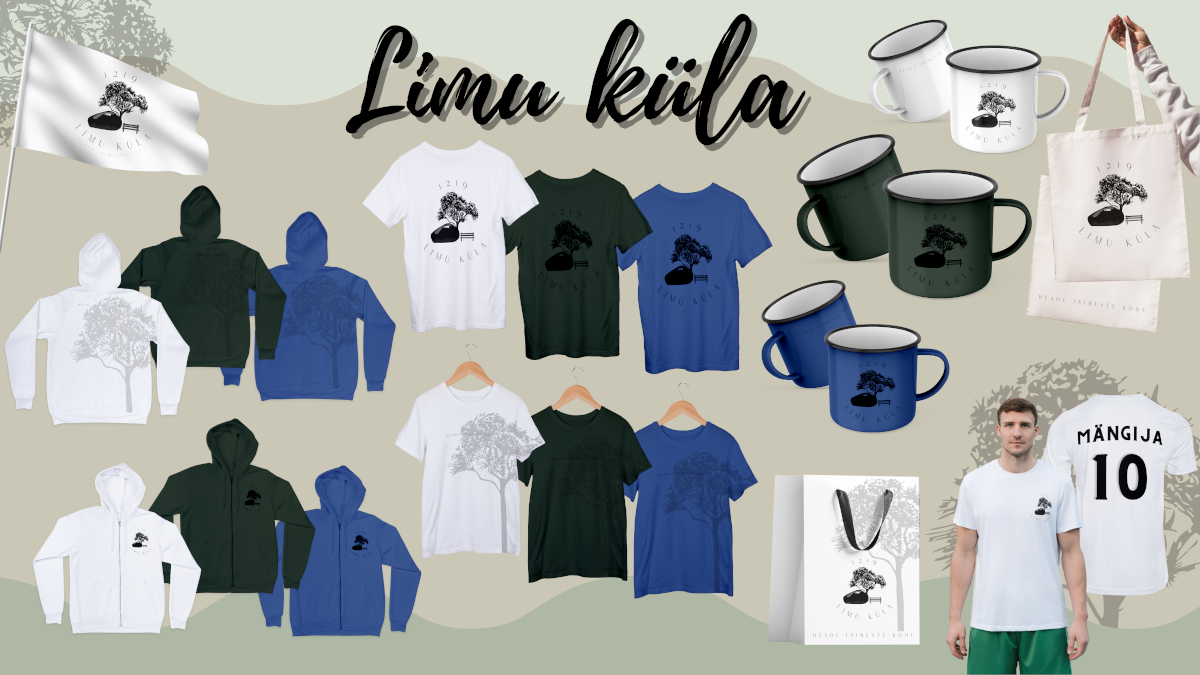 Flaier Limu kula sümboolika toodetel värvidel 1200